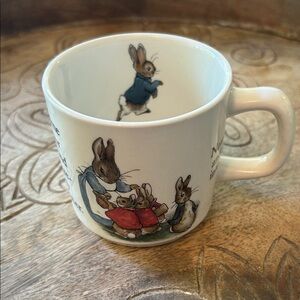 Wedgwood Peter Rabbit Mug Flopsy. Mopsy,  Cotton tail, & Peter. Adorable Easter